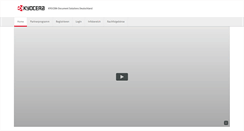 Desktop Screenshot of partner.kyoceradocumentsolutions.de