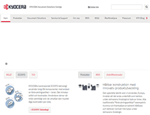 Tablet Screenshot of kyoceradocumentsolutions.se
