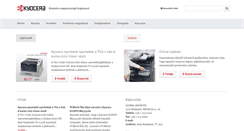 Desktop Screenshot of kyoceradocumentsolutions.hu
