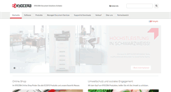 Desktop Screenshot of kyoceradocumentsolutions.ch