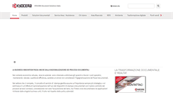 Desktop Screenshot of kyoceradocumentsolutions.it